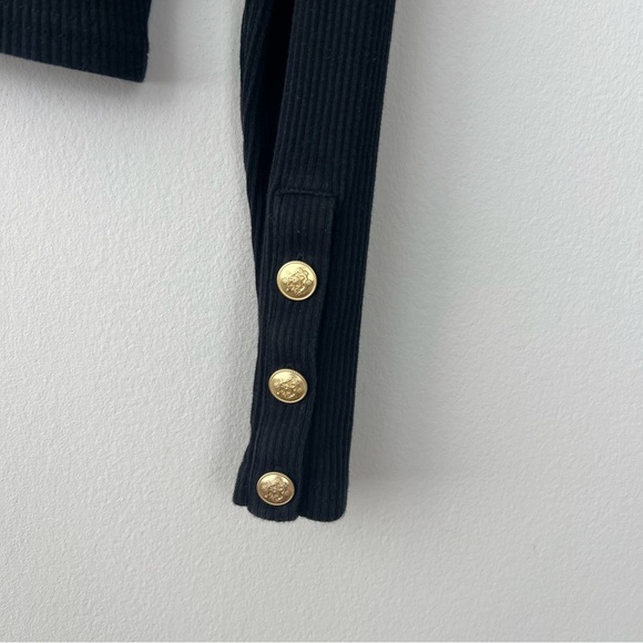 J. Crew Vintage Rib Split-Neck Long Sleeve T-Shirt with Buttons - Picture 5 of 10